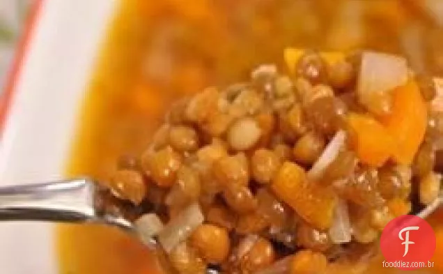 Sopa De Lentilha Grega