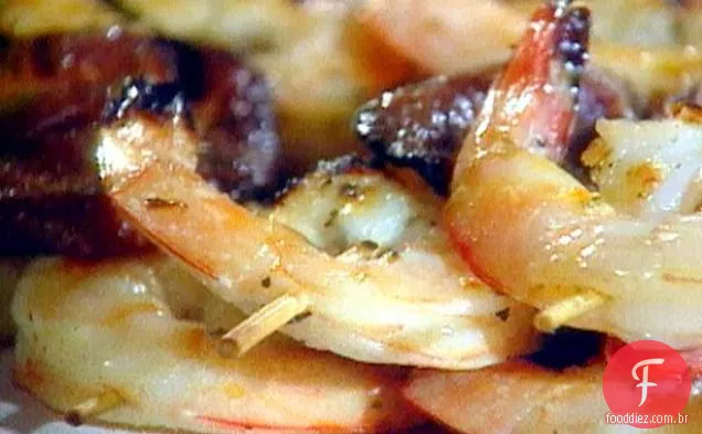Shrimp e Shiitake Kebabs