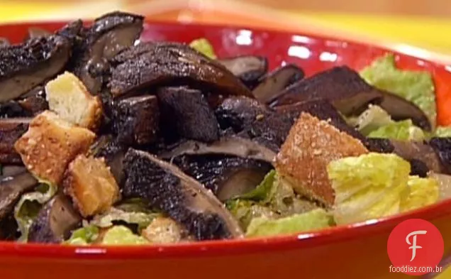 Fatiado Grelhado Portobello Cogumelo Sorta-César Saladas