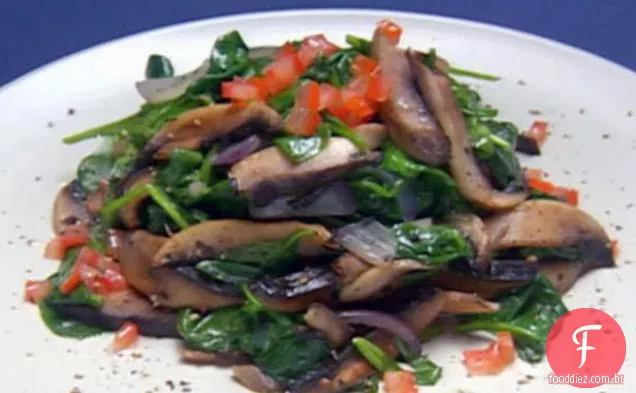 Salada De Cogumelos Portobello