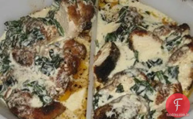 Frango Com Creme De Manjericão