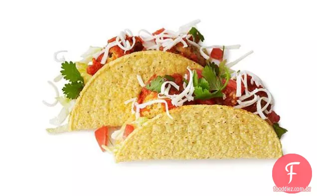 Tacos De Almôndega De Frango Chipotle