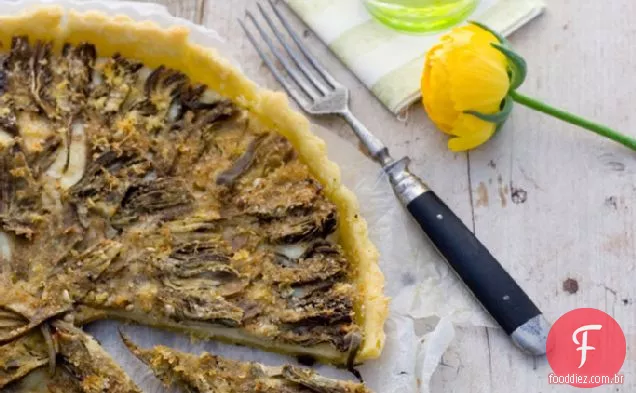 Torta Salgada Com Alcachofras E Limão