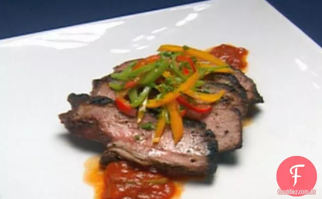 Carne com molho de Pizzaiola