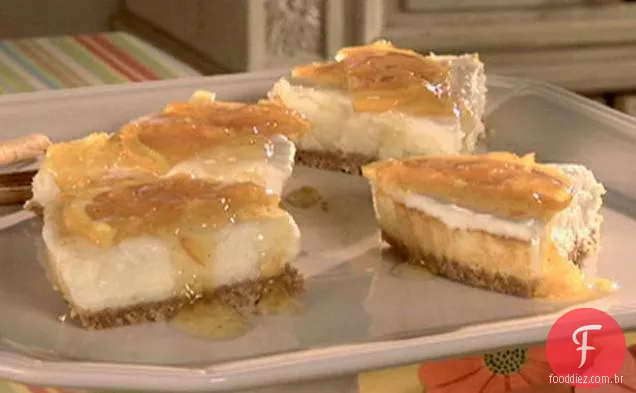 Cheesecake Com Especiarias De Laranja