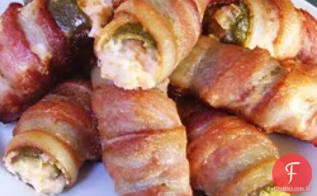 Bacon-Wrapped Jalapeno Poppers