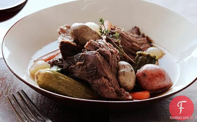 Assado com legumes para bebês