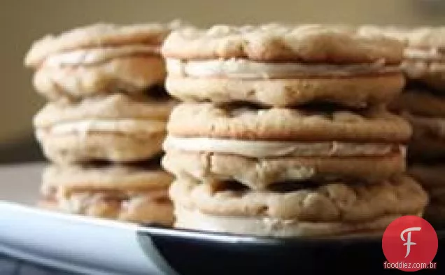 Biscoitos de manteiga de amendoim de aveia III