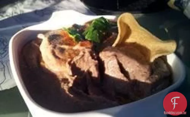 Feijão preto e Grão De Bico Hummus