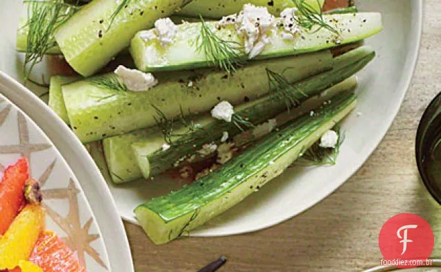 Salada Grega Pepinos