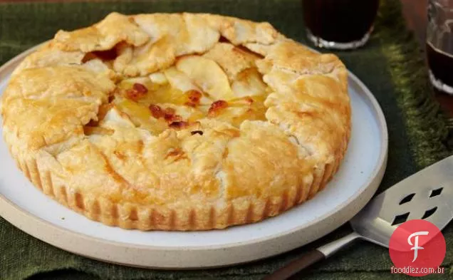 Torta De Manteiga Marrom Maçã