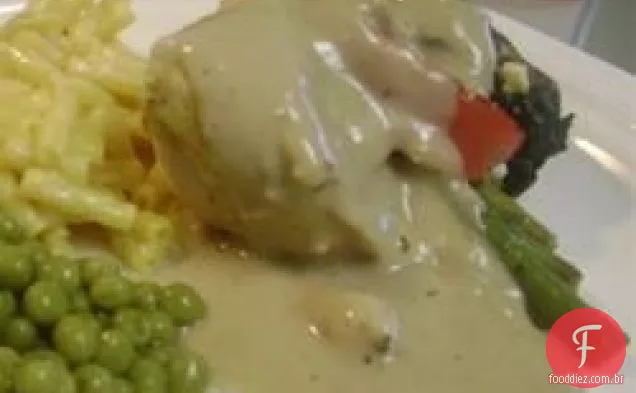 Rollups de frango e Portobello
