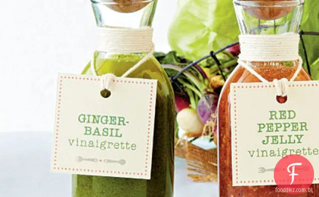 Vinagrete De Gengibre E Manjericão
