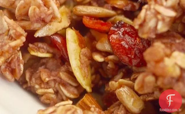 Granola De Noz De Cranberry Caseira
