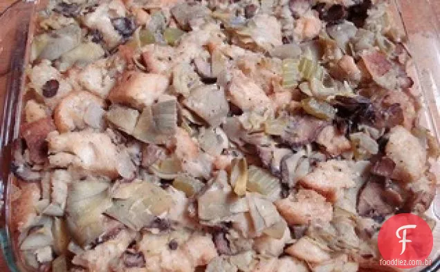 Recheio De Cogumelos De Alcachofra Parmesão