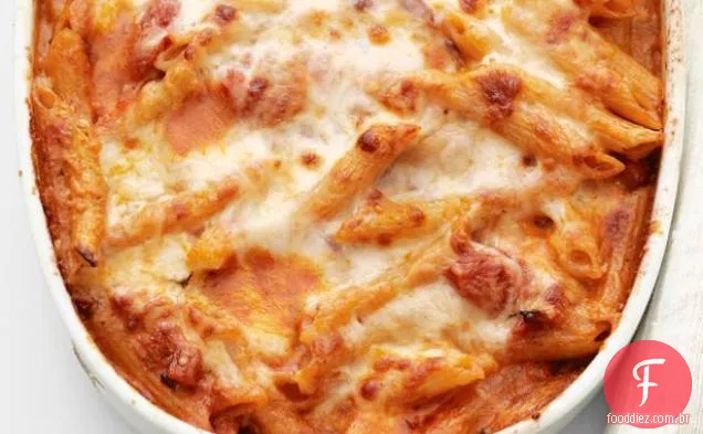 Penne assado com Erva-Doce