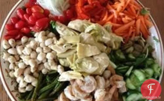 Salada Jardim Camarão
