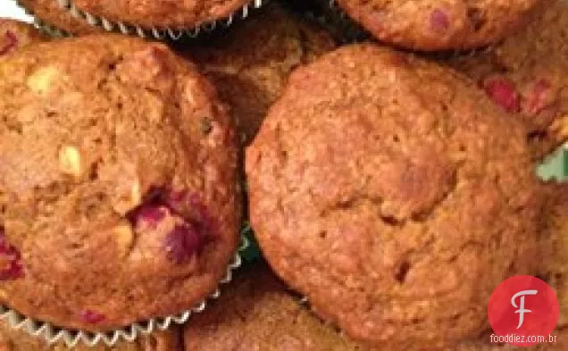 Muffins Saudáveis Do Cranberry Da Abóbora