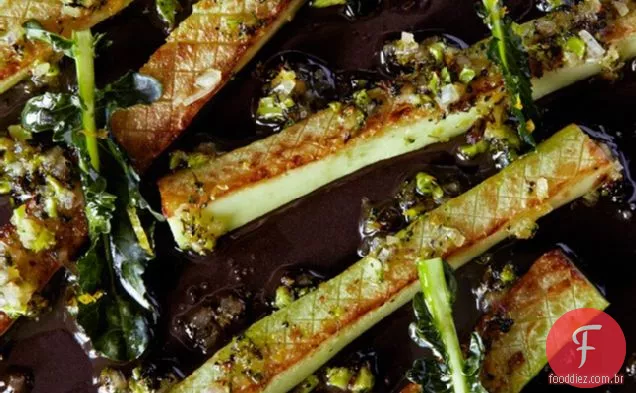 Brócolis Salteado Com Vinagrete De Florete