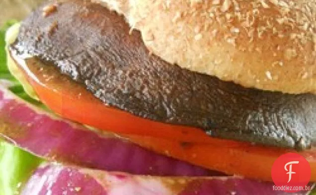 Hambúrgueres Salgados De Cogumelos Portobello