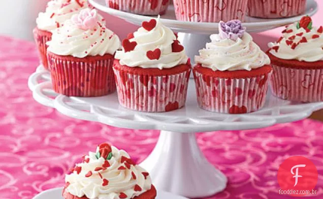 Cupcakes De Veludo Vermelho