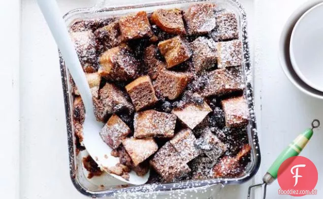 Pudim De Pão De Chocolate Mexicano