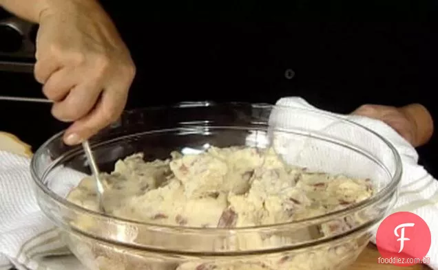 Parmesão Esmagado Batatas