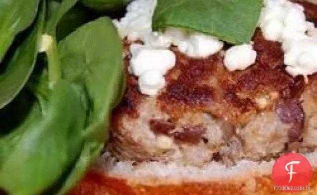 Feta Cheese Turkey Burgers