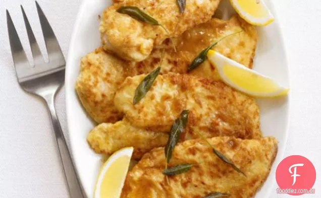 Costeletas De Frango Com Sálvia E Limão