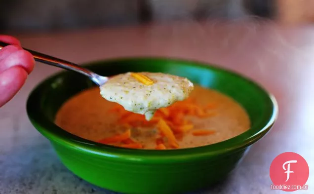 Sopa Queijo Brócolis