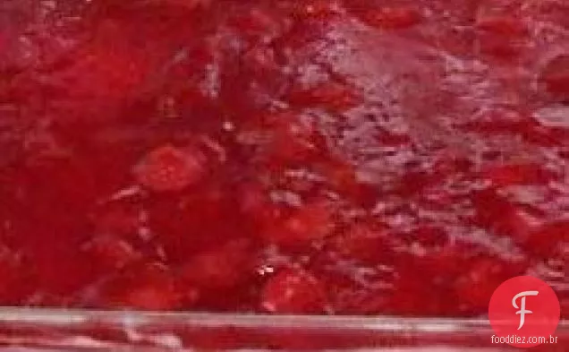 Torta De Pretzel De Morango