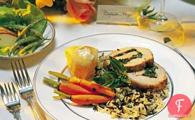 Pilaf De Arroz Selvagem Com Cenouras Para Bebês