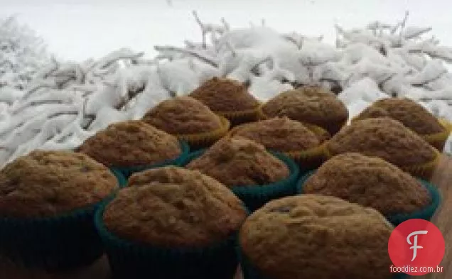 Muffins de aveia rápidos e fáceis