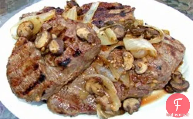 Bife De Flanco Marinado Barbequado