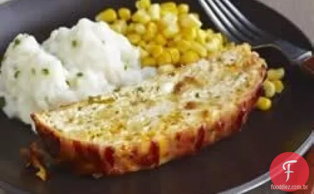 Bolo De Carne De Peru Embrulhado Em Bacon