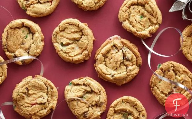 Sunny Chocolate Chip Candy Cane Cookies