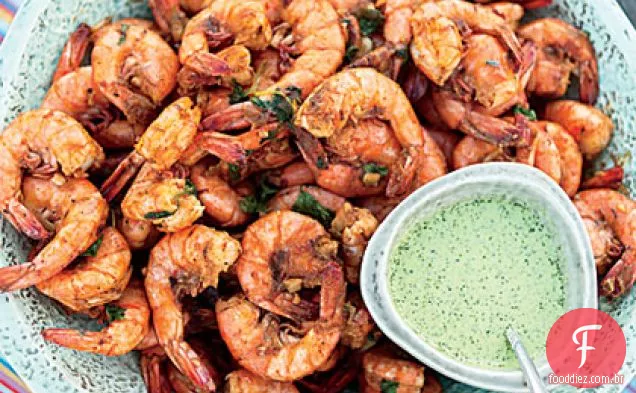 Camarão Com Especiarias De Curry