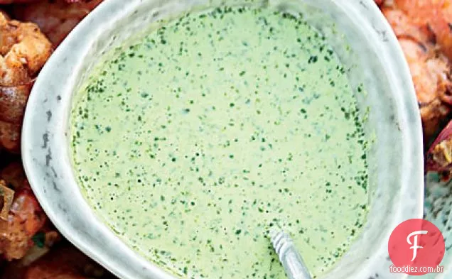 Coentro-Chutney De Iogurte