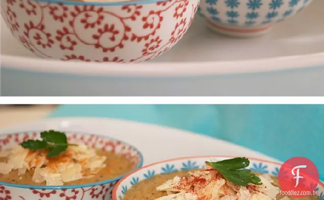 Couve-Flor Assada E Sopa De Brócolis