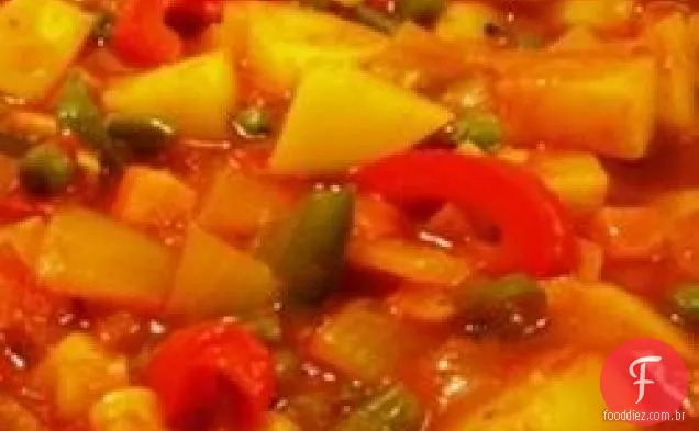 Curry vegetal rápido e fácil