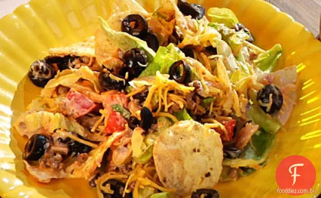 Salada De Taco De Três Etapas