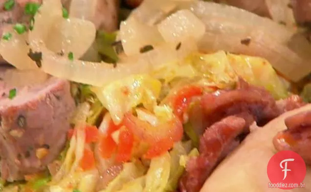 Salada De Repolho Savoy Quente