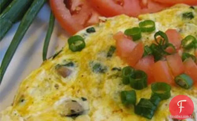 Omelete Cogumelo Espinafre