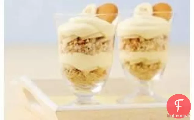 Fácil Pudim De Banana Parfaits