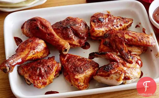 Fácil depois do trabalho churrasco frango