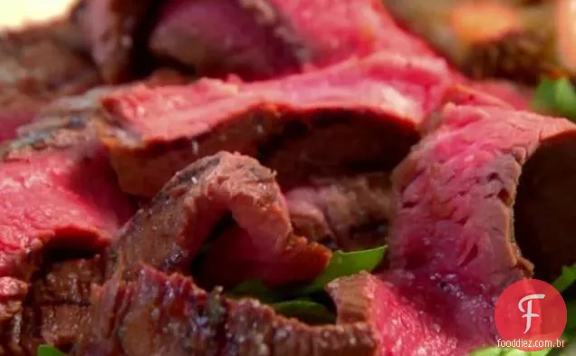 Bife De Flanco Grelhado Com Melaço