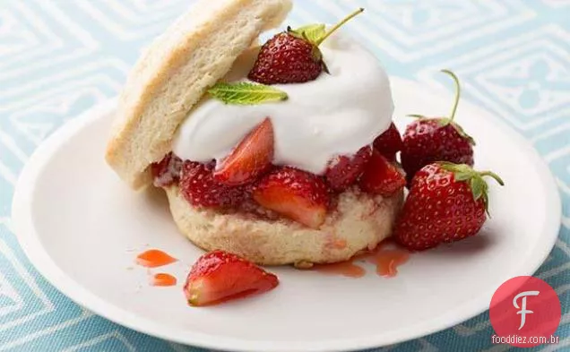 Biscoitos De Morango Individuais
