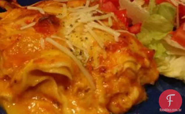 Lasanha de frango e abóbora