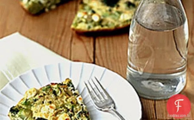 Queijo Brócolis Frittata
