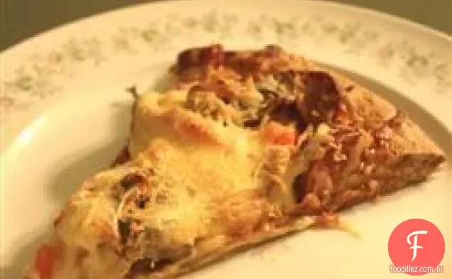 Frango e Chourico Pizza